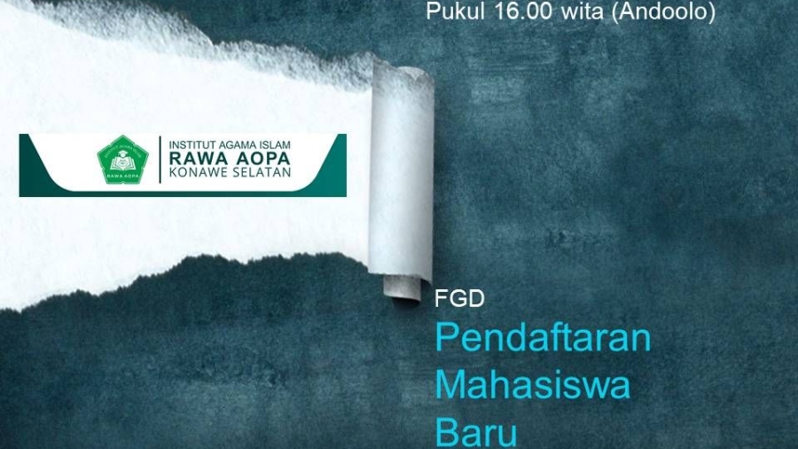 FGD Mahasiswa Baru (Rawa Aopa)