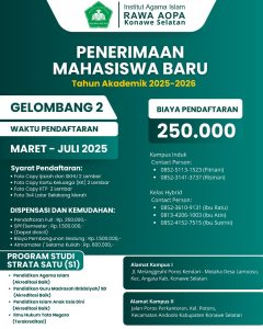 PMB 2025 (Dok Rawa Aopa)