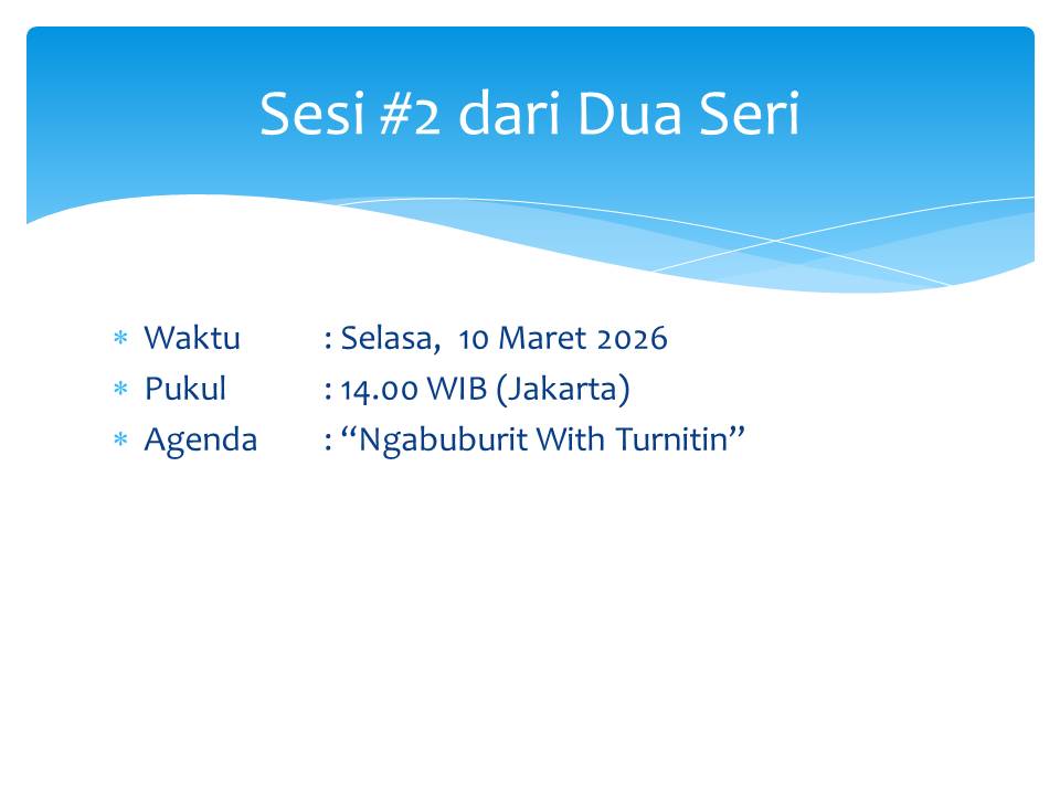 Acara Turnitin (ISW)