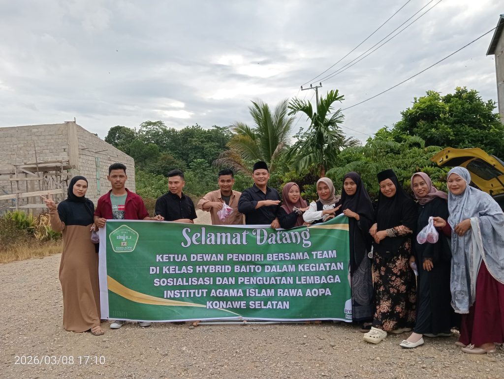 Dekan Fakultas Syari’ah Dampingi Mahasiswa Hukum IAI Rawa Aopa Berbagi di Baito