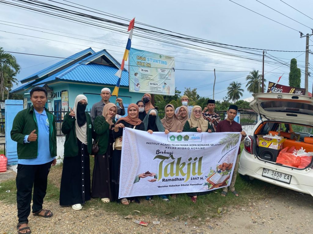 IAI Rawa Aopa Konsel Gelar Aksi Berbagi Nasi dan Takjil Ramadhan di Wilayah Konawe