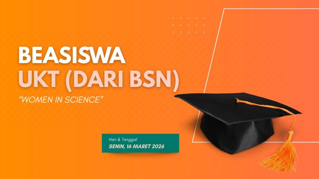 Webinar Women in Science, Peserta Aktif Mendapatkan Beasiswa UKT
