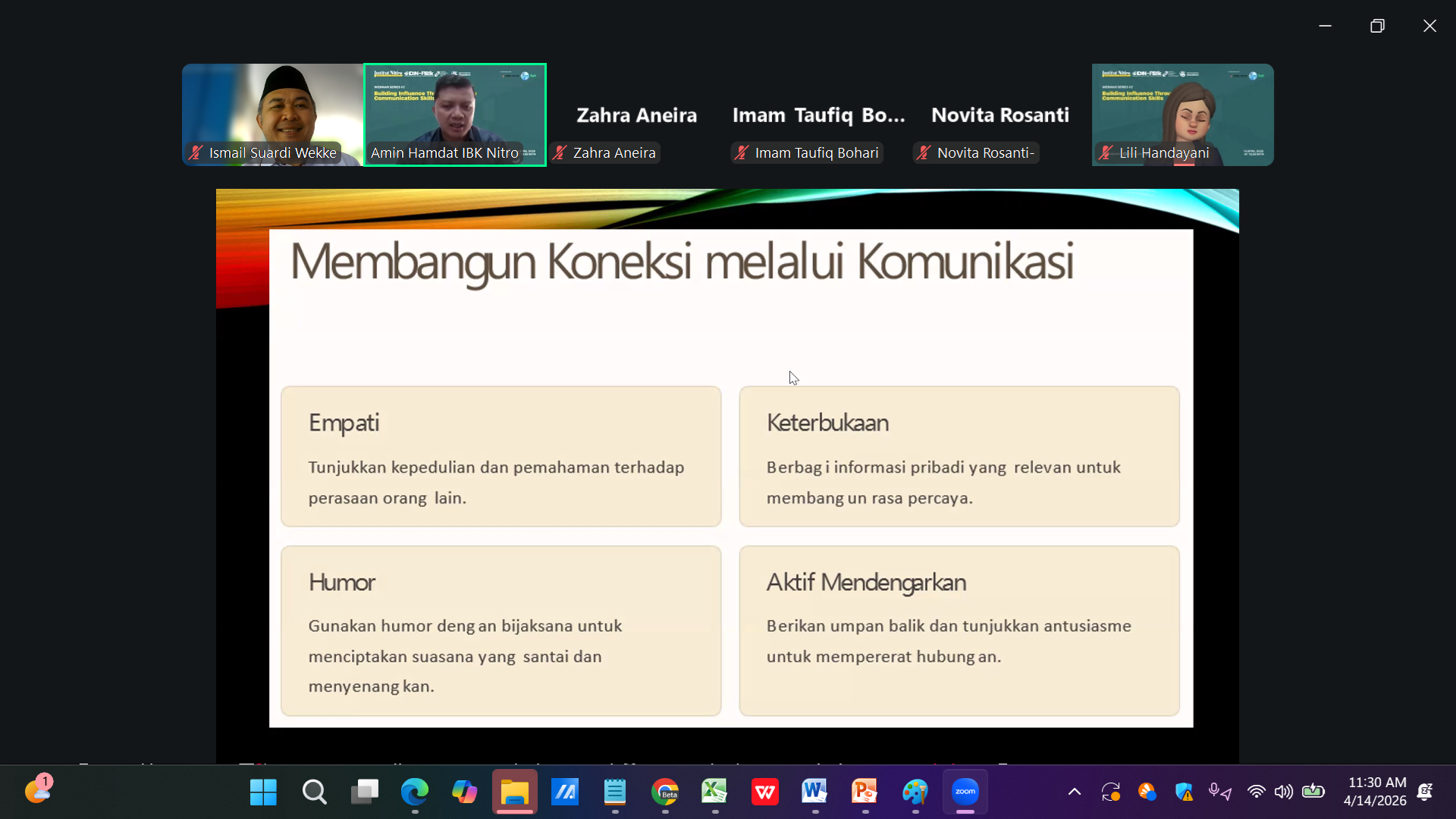 Webinar Series (ISW)