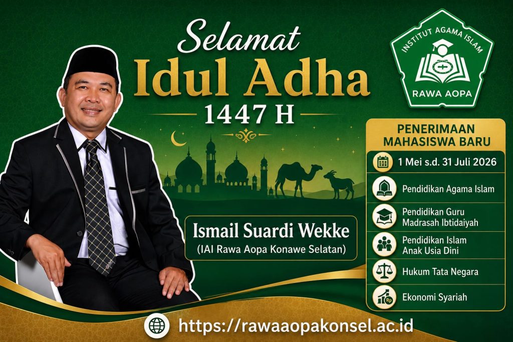 IAI Rawa Aopa Konawe Selatan Jadikan Idul Adha Momentum Penguatan Pendidikan dan PMB 2026