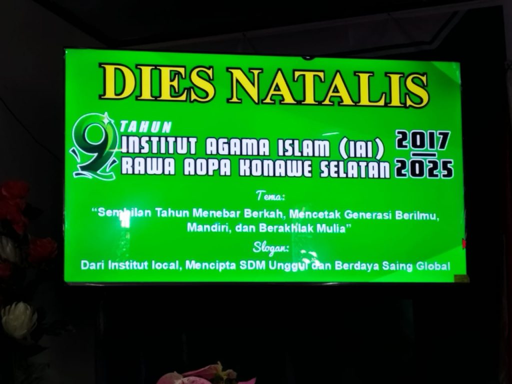 Rayakan Dies Natalis X, IAI Rawa Aopa Siapkan Agenda Akademik, Momentum Idul Adha Sekaligus Penyerahan Hewan Kurban