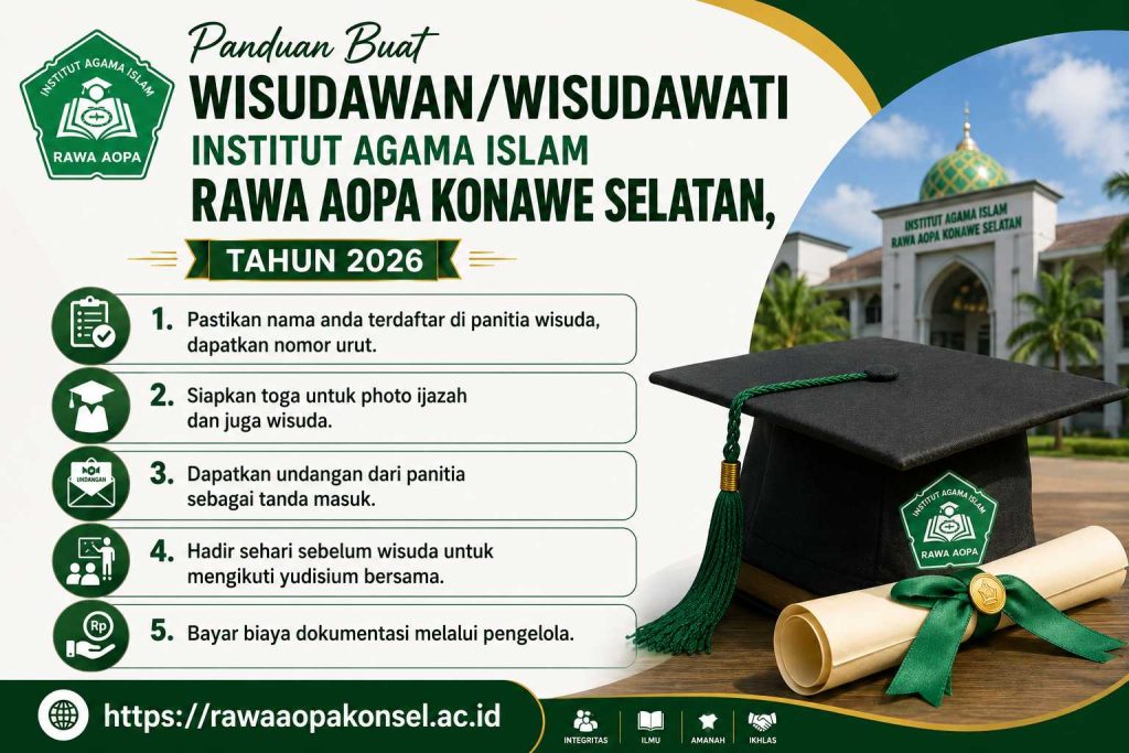 Panduan Persiapan Buat Wisudawan atau Wisudawati Dalam Mengikuti Wisuda 2026