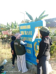 pengecatan batas desa papawu