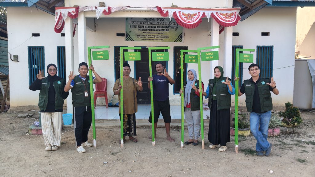 KKA POSKO 7 Desa Lalopisi, ✅ Pematokan Batas Wilayah RT: Kerja Sama Kuliah Kerja Amaliah (KKA) dan Masyarakat Mewujudkan Lingkungan Teratur dan Rapi