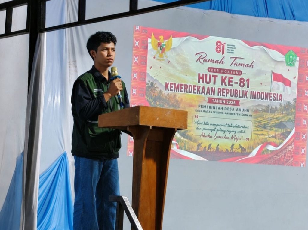Dokumentasi mahasiswa kka posko 4 desa ahuhu