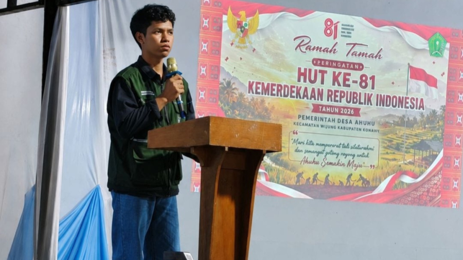 Dokumentasi mahasiswa kka posko 4 desa ahuhu