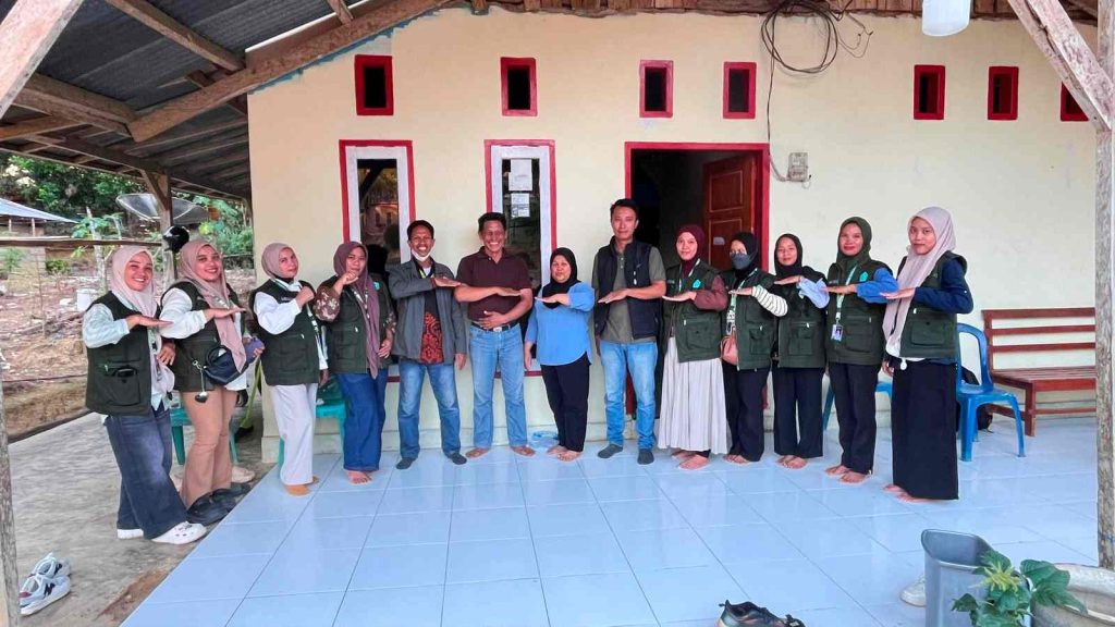 KKA POSKO 9, Pelepasan KKA Konawe Selatan Desa Pelandia Bersama Dosen Pembimbing Lapangan.