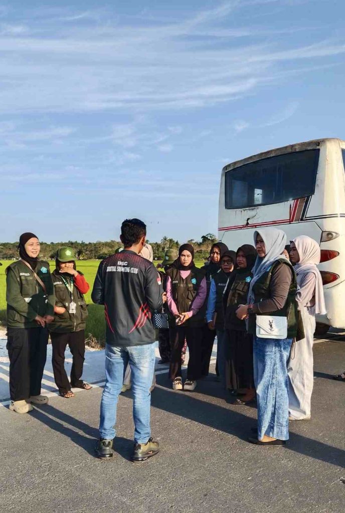 Posko 2 KKA, kunjungan lokasi di area WSP (Wisata Sawah Potoro)