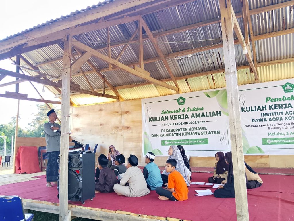 Mahasiswa KKA posko 1 kelurahan potoro gelar kegiatan TPQ di pasar potoro