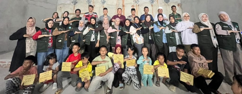 Posko 5 KKA, kegiatan penutupan lomba antar dusun desa wawonggura.