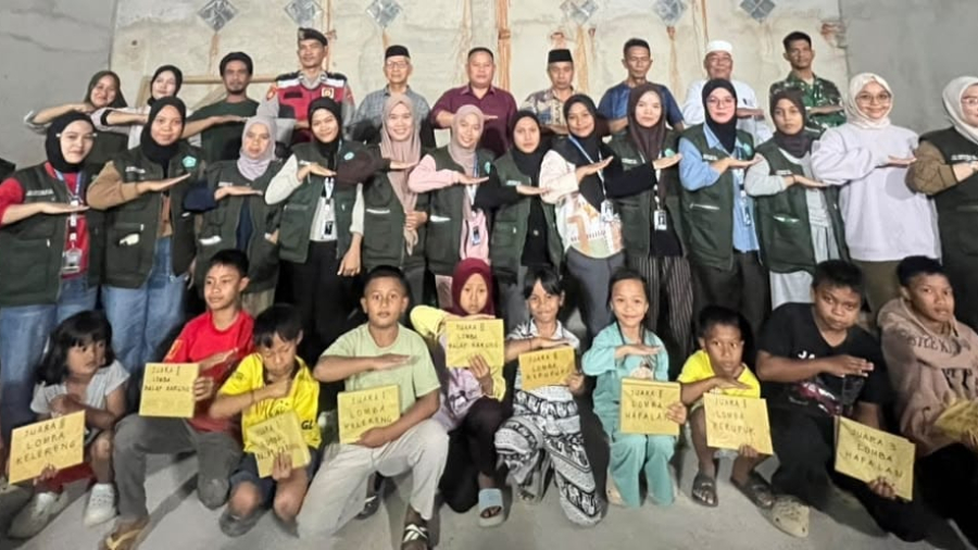 Posko 5 KKA, kegiatan penutupan lomba antar dusun desa wawonggura.