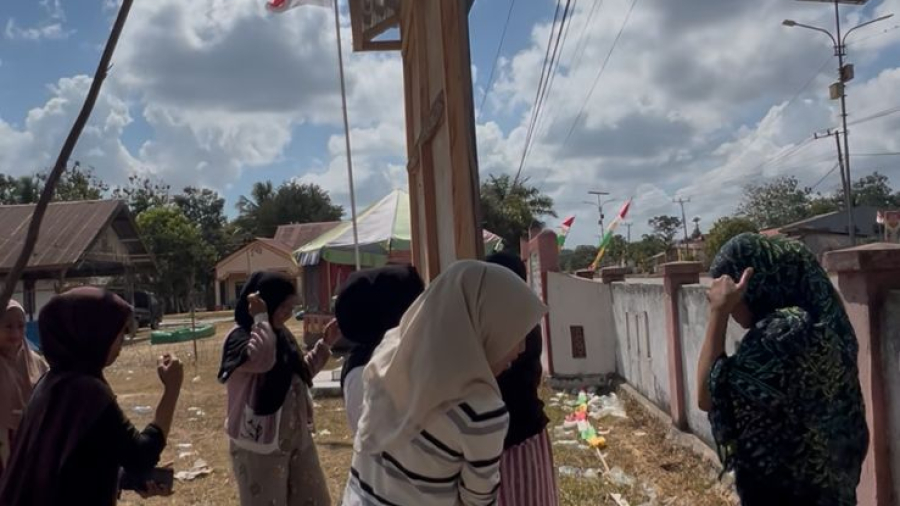 Posko 5 KKA, Pemasangan Peta Desa Wawonggura